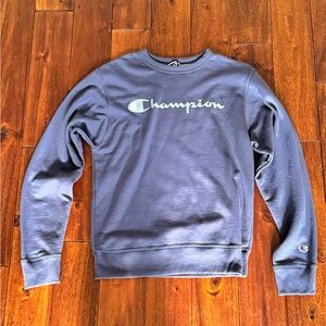 Light-washed Blue Champion Crewneck